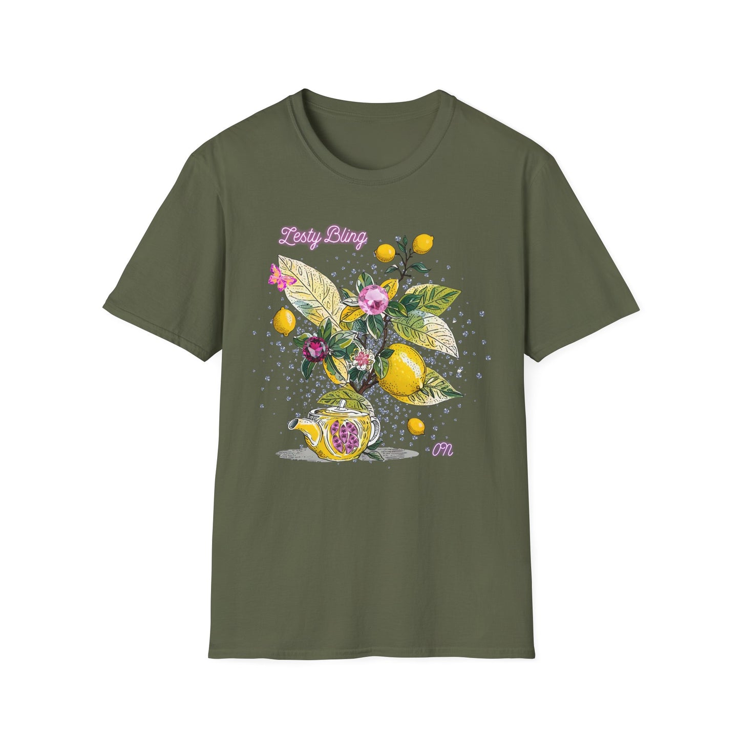 Lemon Blossom T-Shirt — Vintage Botanical Floral Graphic