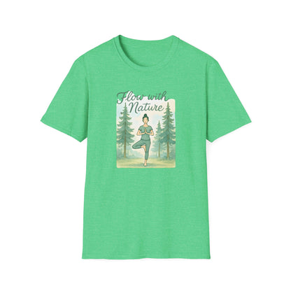 Flow with Nature T-Shirt - Mindful Living & Nature Inspired Tee