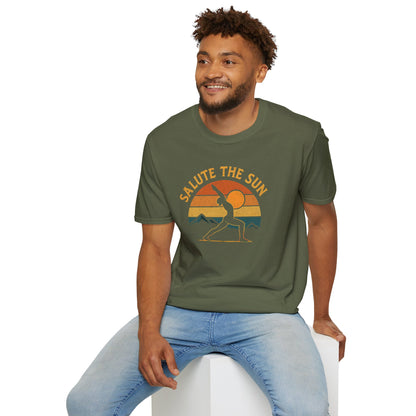 Salute the Sun T-Shirt - Yoga & Nature Inspired Mindful Living Tee