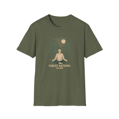 Forest Bathing Club T-Shirt — Meditation Nature Tee