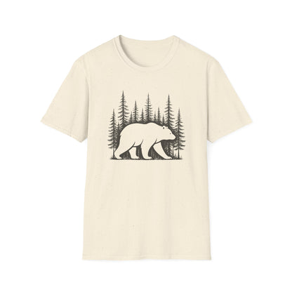 Bear Silhouette T-Shirt — Woodland Forest Graphic Tee