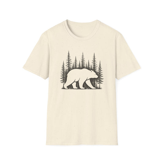 Bear Silhouette T-Shirt — Woodland Forest Graphic Tee