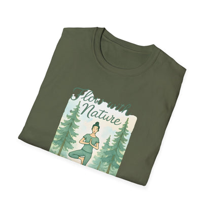 Flow with Nature T-Shirt - Mindful Living & Nature Inspired Tee