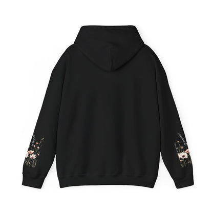 Floral Meadow Hoodie — Soft Pastel Wildflower Garden Pullover