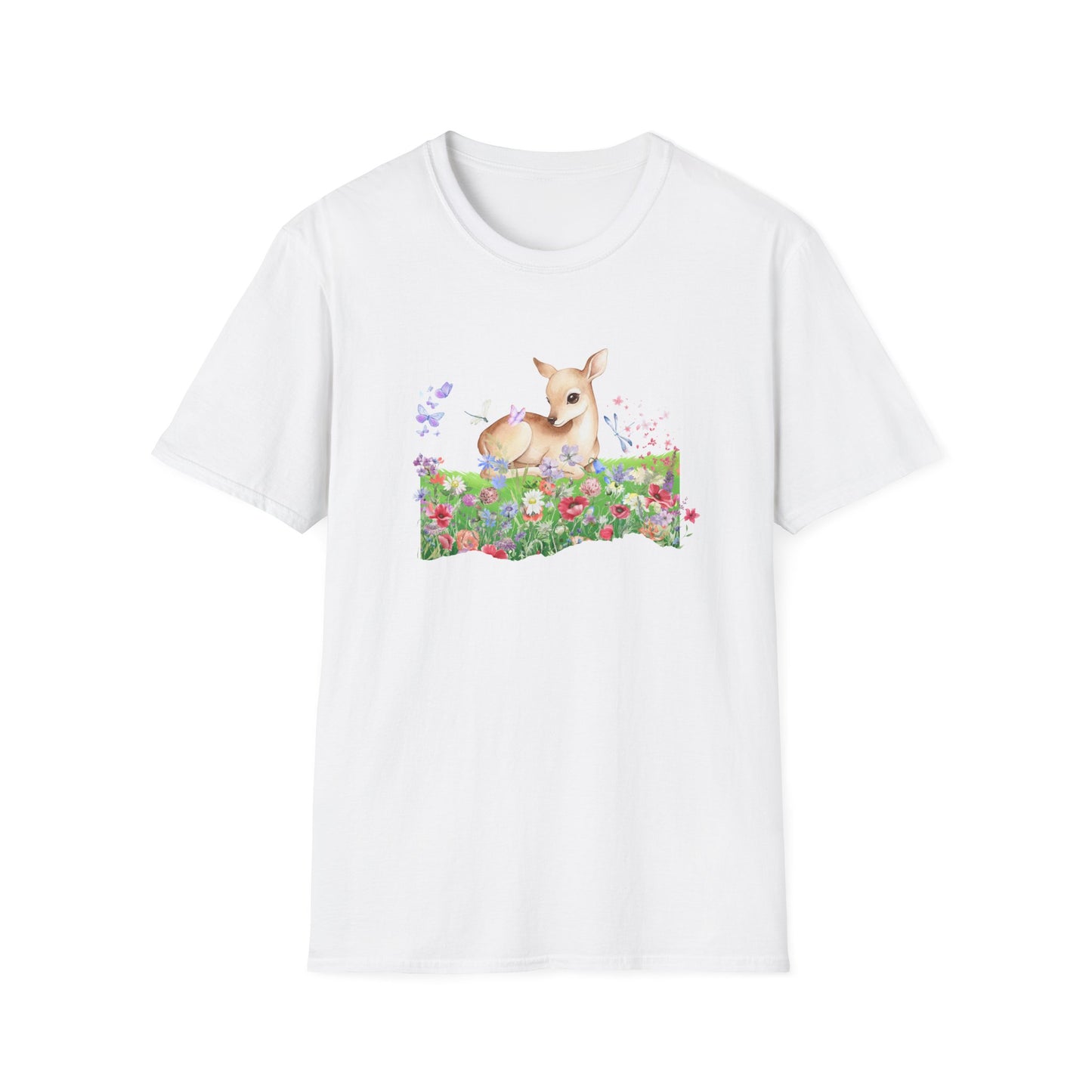 Doe in Wildflower Meadow T-Shirt