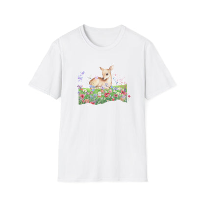 Doe in Wildflower Meadow T-Shirt