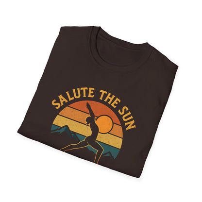 Salute the Sun T-Shirt - Yoga & Nature Inspired Mindful Living Tee