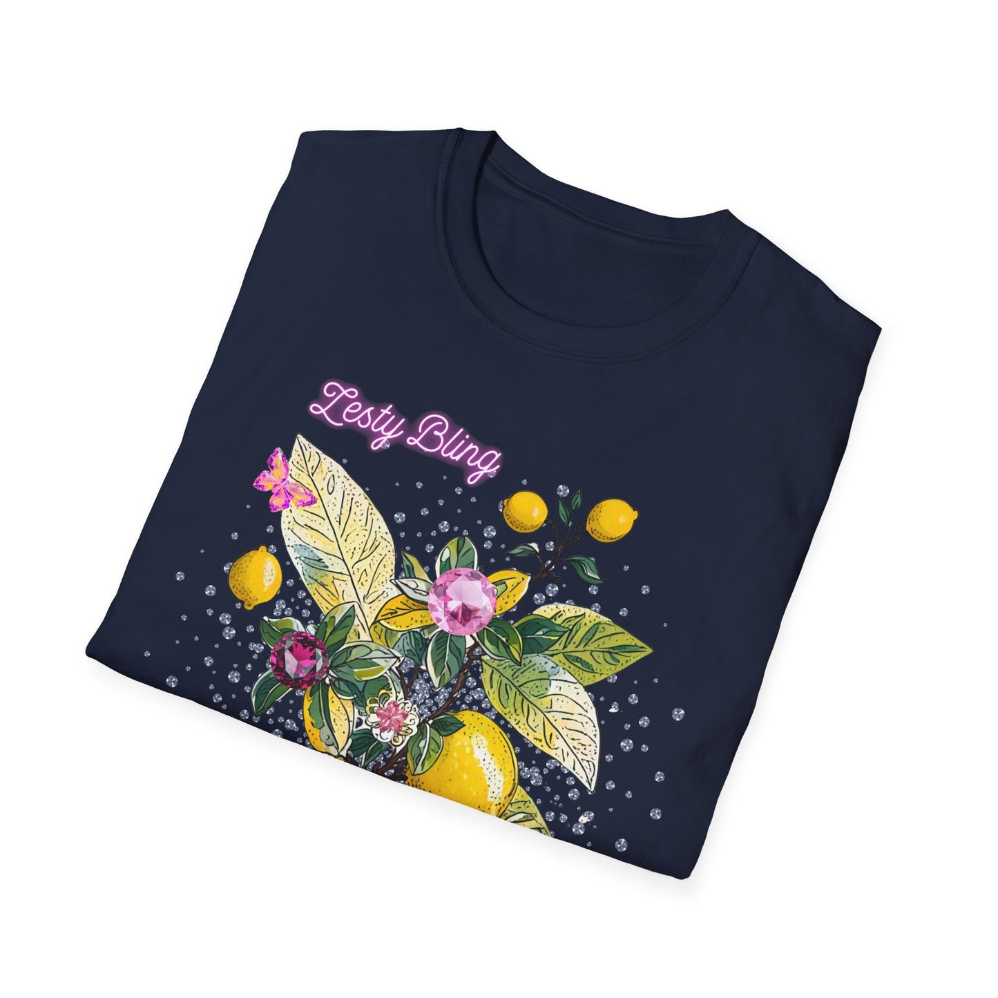 Lemon Blossom T-Shirt — Vintage Botanical Floral Graphic
