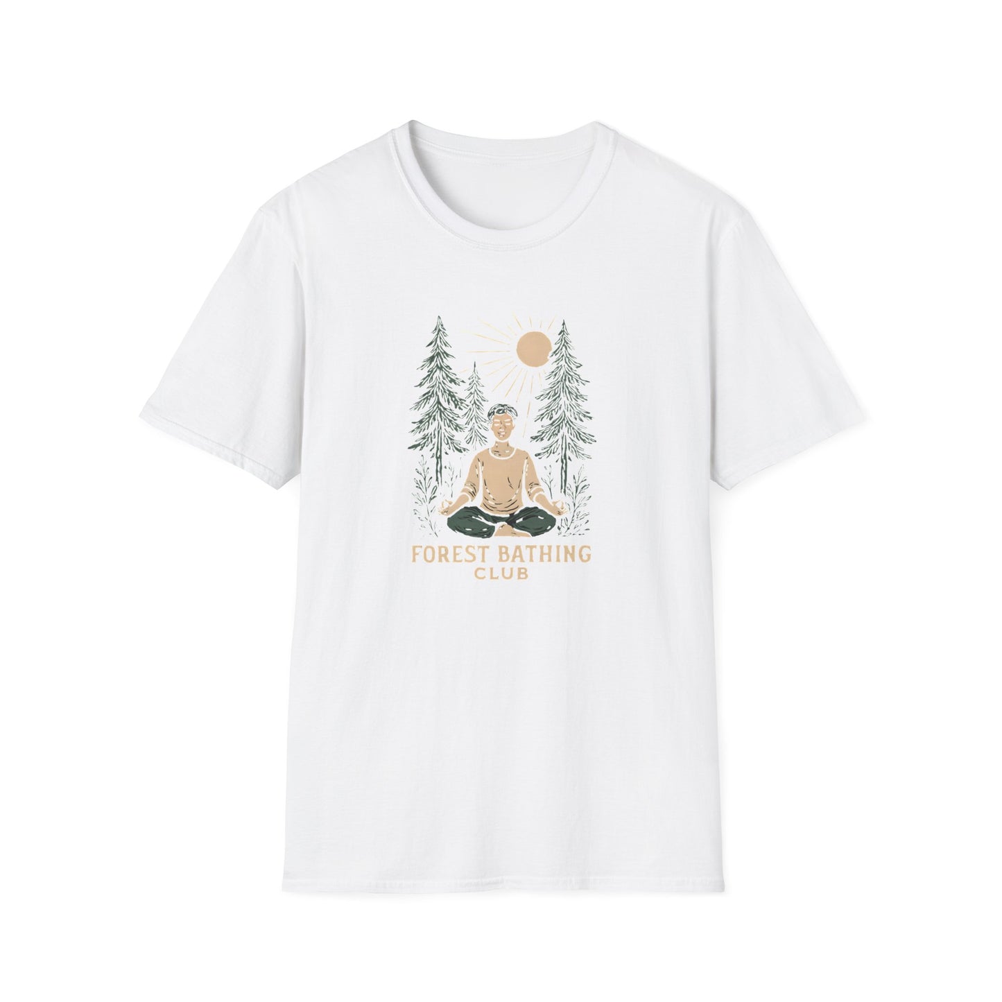 Forest Bathing Club T-Shirt — Meditation Nature Tee
