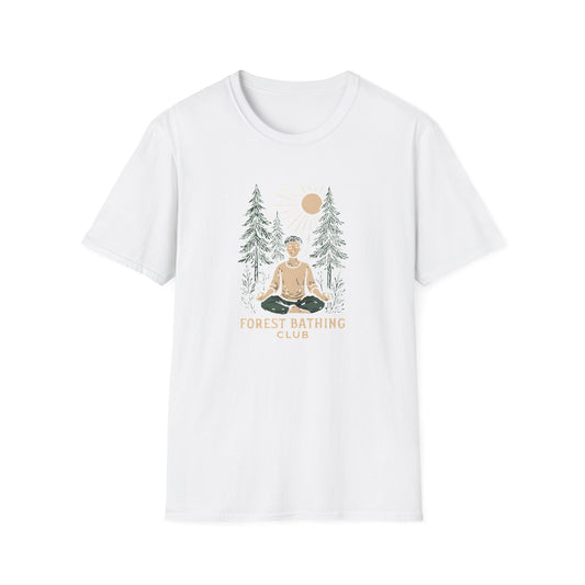Forest Bathing Club T-Shirt — Meditation Nature Tee