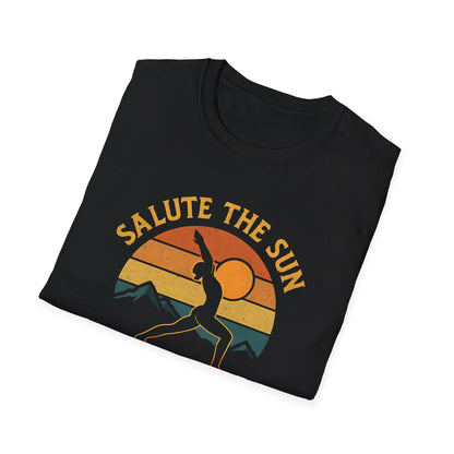 Salute the Sun T-Shirt - Yoga & Nature Inspired Mindful Living Tee