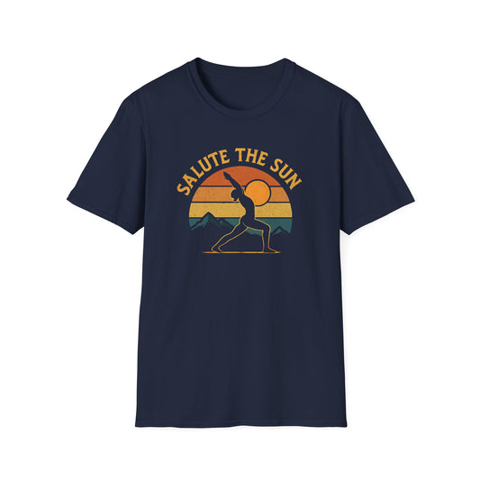 Salute the Sun T-Shirt - Yoga & Nature Inspired Mindful Living Tee