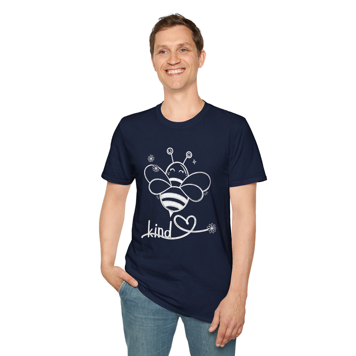 Bee Kind T-Shirt | Bee & Wildflower Graphic Tee