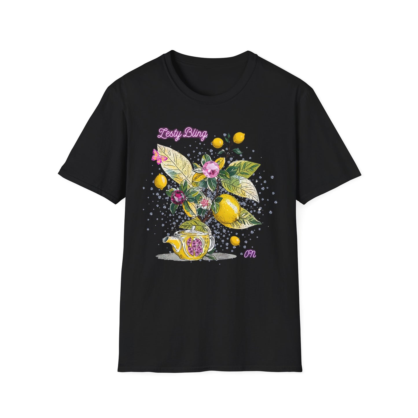 Lemon Blossom T-Shirt — Vintage Botanical Floral Graphic