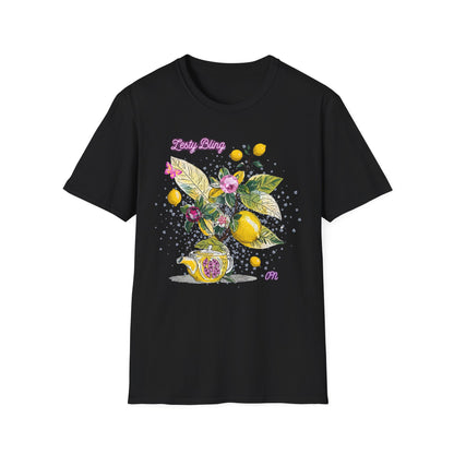 Lemon Blossom T-Shirt — Vintage Botanical Floral Graphic