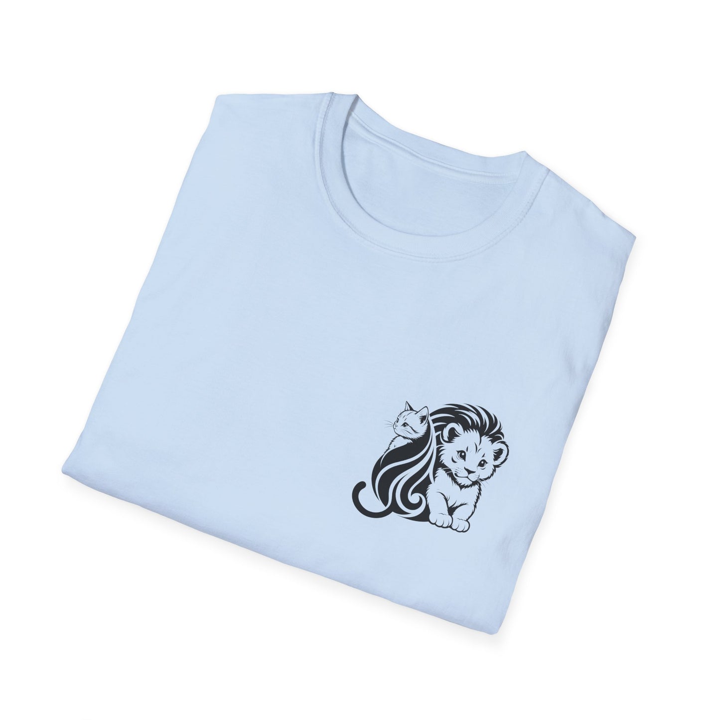 Lion Cub Kitten Tee — Cute Cat & Wildlife Graphic T-Shirt