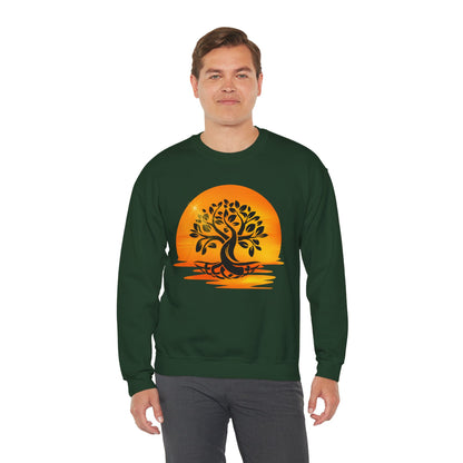 Tree of Life Sweatshirt – Sunset Tribal Graphic Crewneck