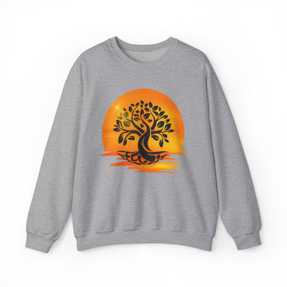 Tree of Life Sweatshirt – Sunset Tribal Graphic Crewneck