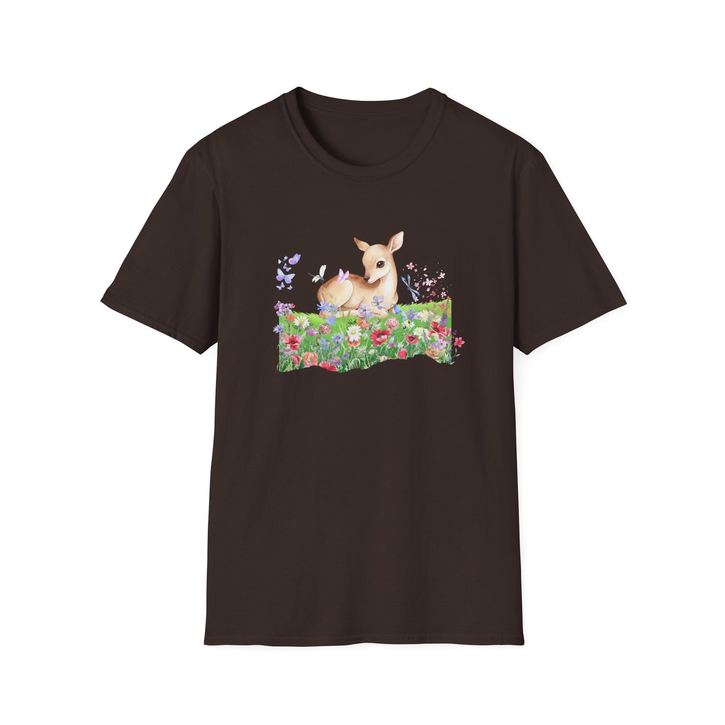Doe in Wildflower Meadow T-Shirt