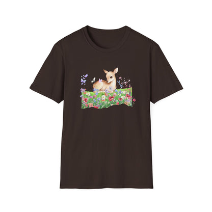 Doe in Wildflower Meadow T-Shirt