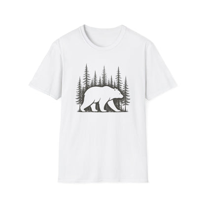 Bear Silhouette T-Shirt — Woodland Forest Graphic Tee