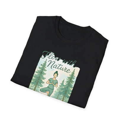 Flow with Nature T-Shirt - Mindful Living & Nature Inspired Tee
