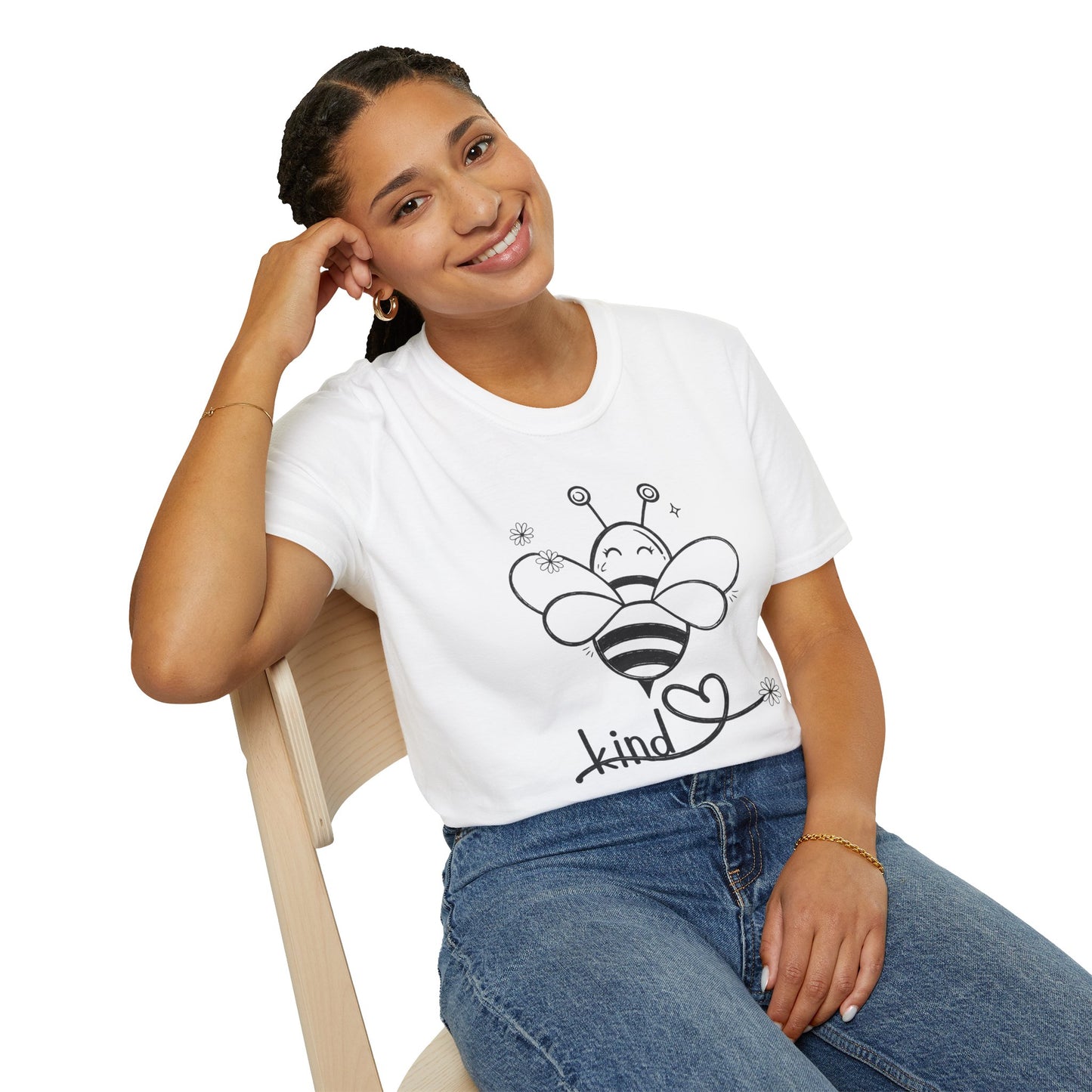 Bee Kind T-Shirt | Bee & Wildflower Graphic Tee