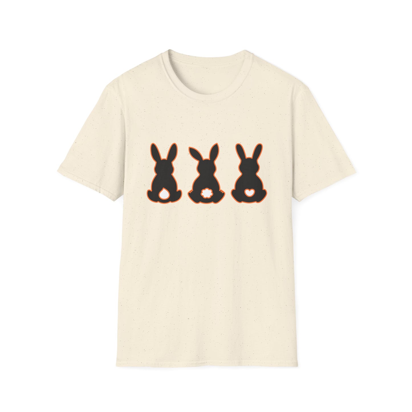 Bunny Trio Silhouette T-Shirt — Cute Easter Rabbit Graphic Tee