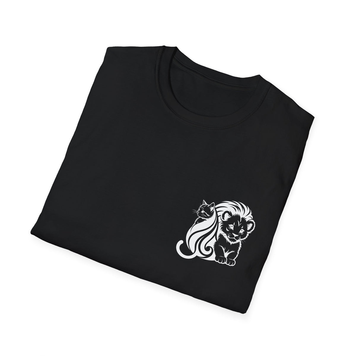 Lion Cub Kitten Tee — Cute Cat & Wildlife Graphic T-Shirt
