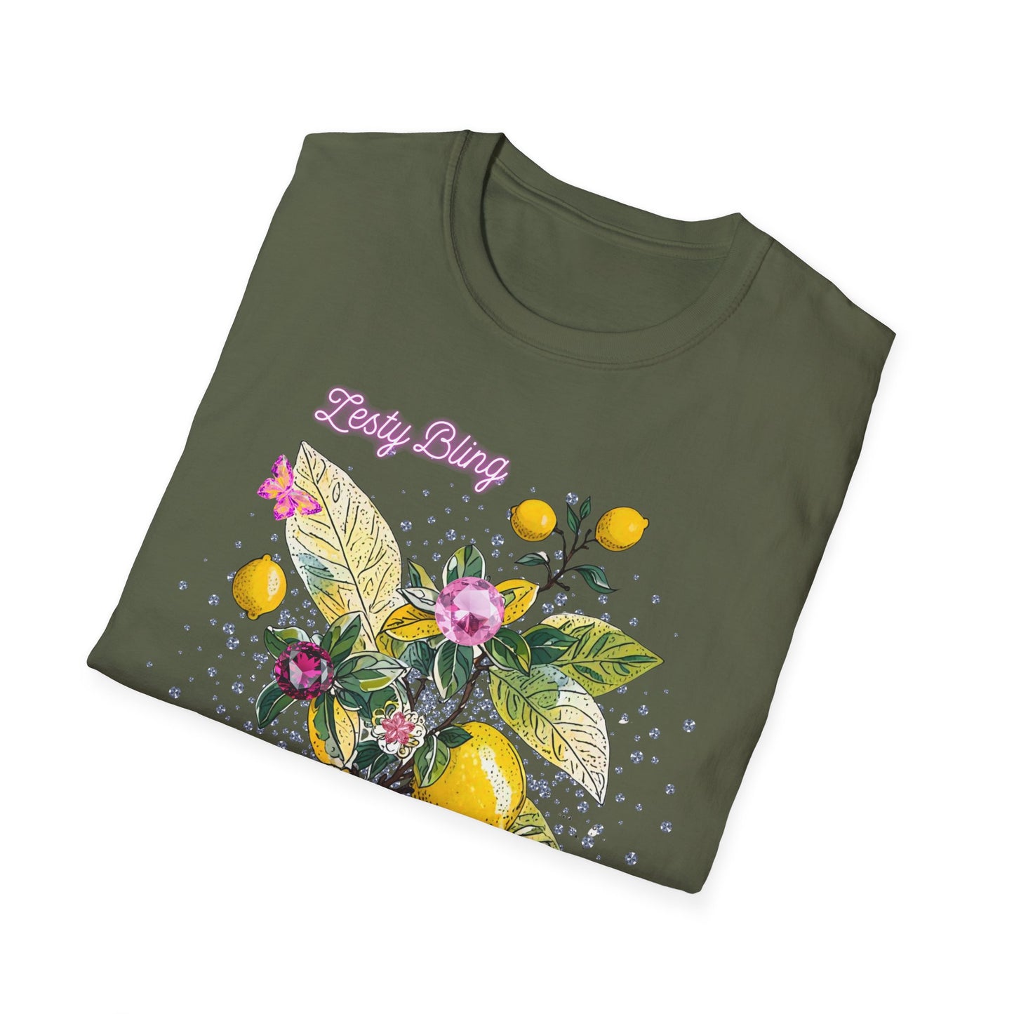 Lemon Blossom T-Shirt — Vintage Botanical Floral Graphic