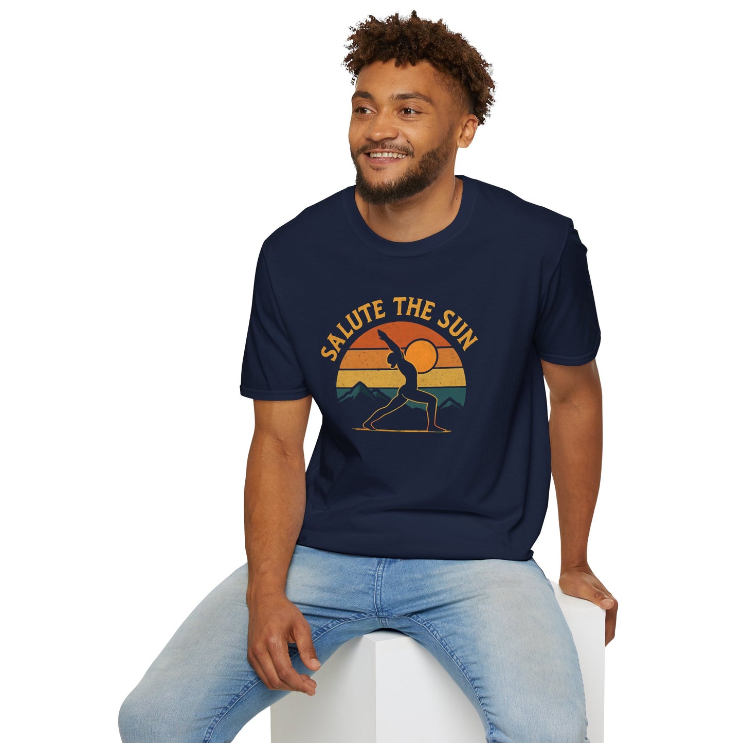 Salute the Sun T-Shirt - Yoga & Nature Inspired Mindful Living Tee