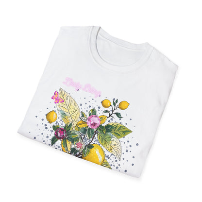 Lemon Blossom T-Shirt — Vintage Botanical Floral Graphic