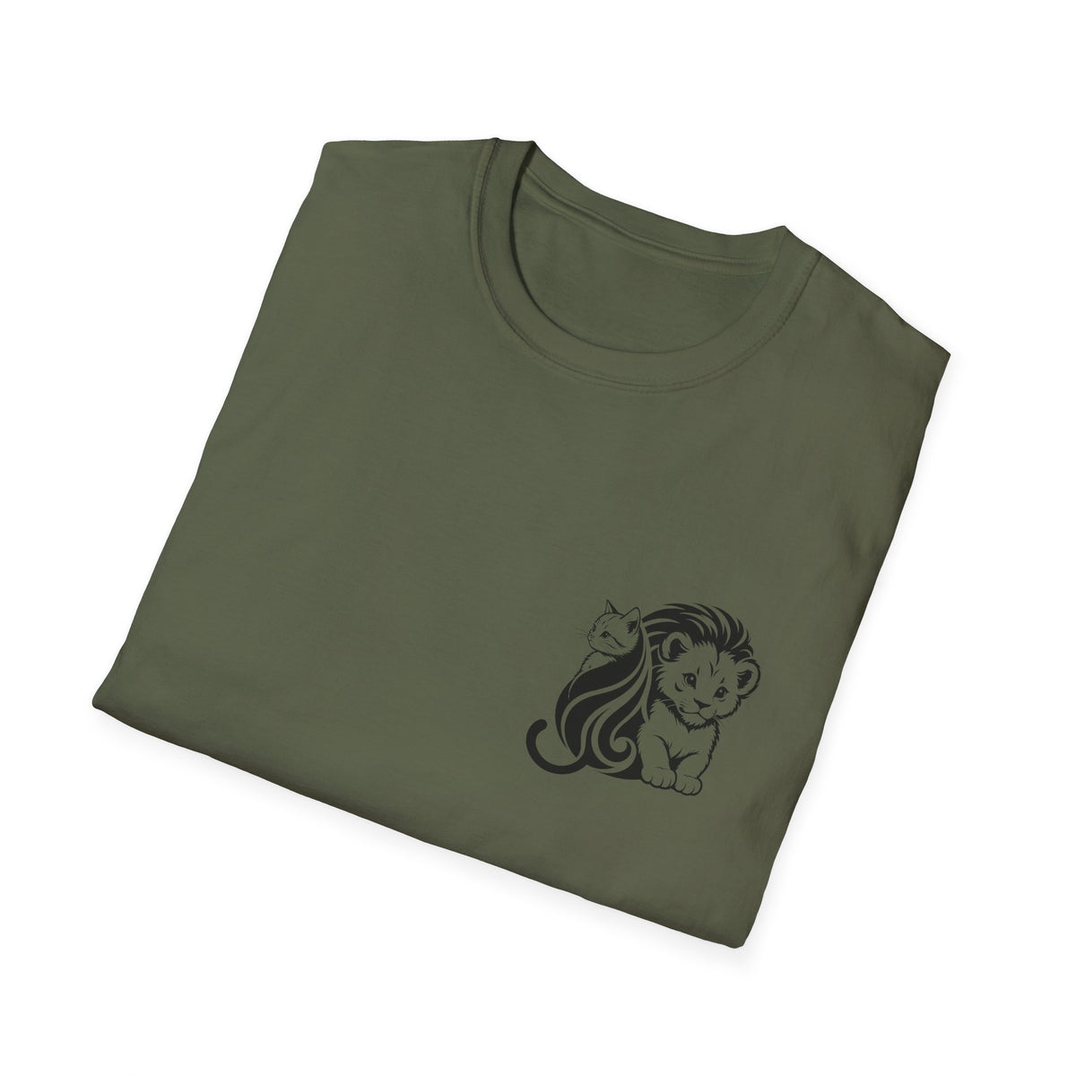 Lion Cub Kitten Tee — Cute Cat & Wildlife Graphic T-Shirt