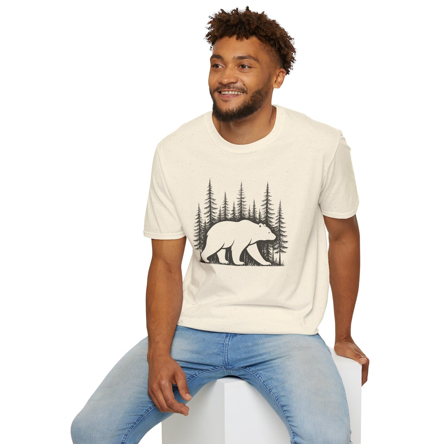 Bear Silhouette T-Shirt — Woodland Forest Graphic Tee