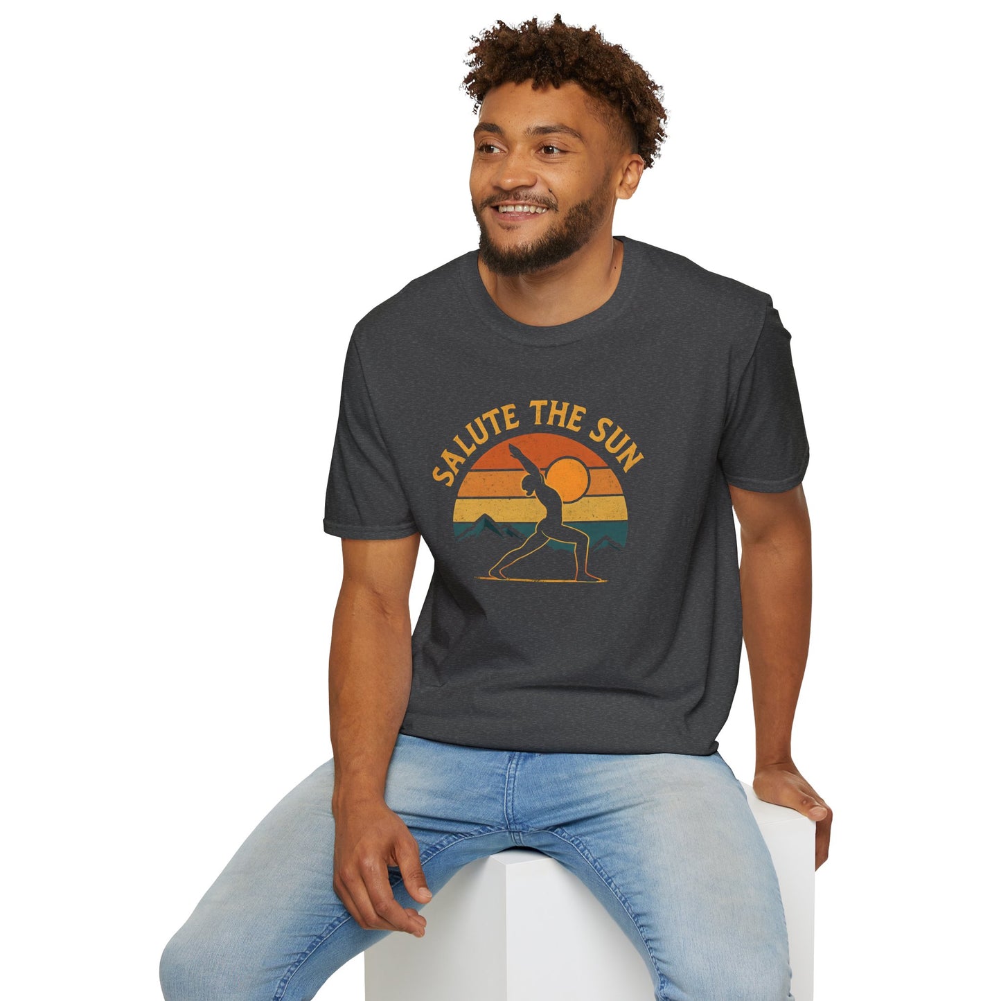 Salute the Sun T-Shirt - Yoga & Nature Inspired Mindful Living Tee
