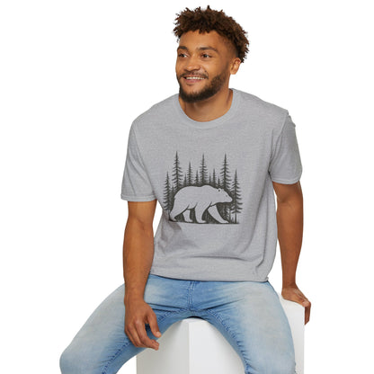Bear Silhouette T-Shirt — Woodland Forest Graphic Tee