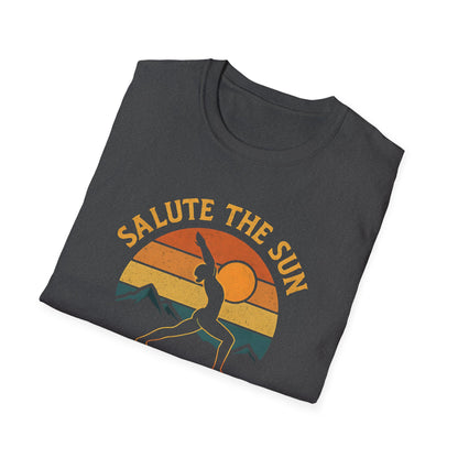 Salute the Sun T-Shirt - Yoga & Nature Inspired Mindful Living Tee