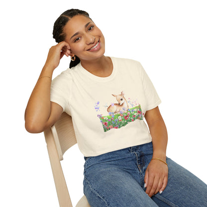 Doe in Wildflower Meadow T-Shirt